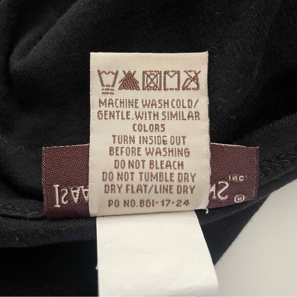 VINTAGE Y2K Isaac’s Designs Rhinestone Studded Kitty Cat Tee Black - Picture 5 of 6